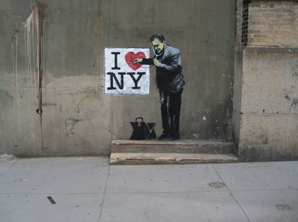 banksy. Banksy continues his tour
