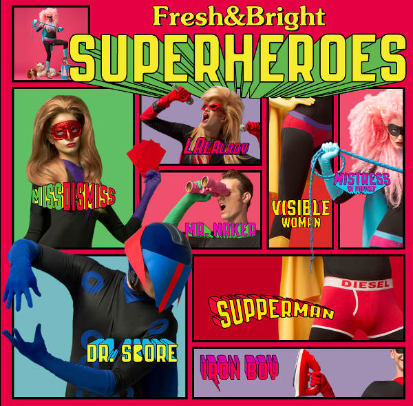 Diesel-Fresh -Bright- Superheroes Diesel Fresh & Bright Superheroes Campaign
